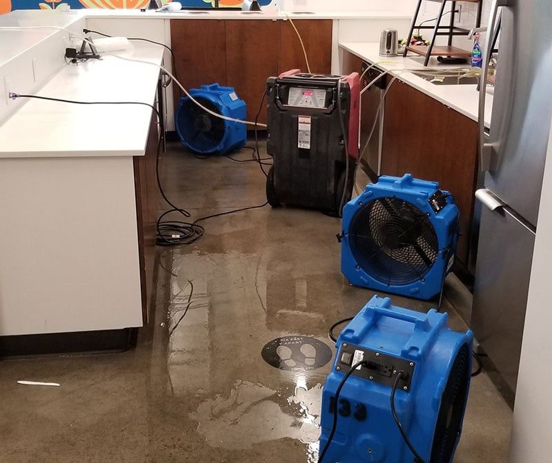 Commercial dehumidification water damage Georgia